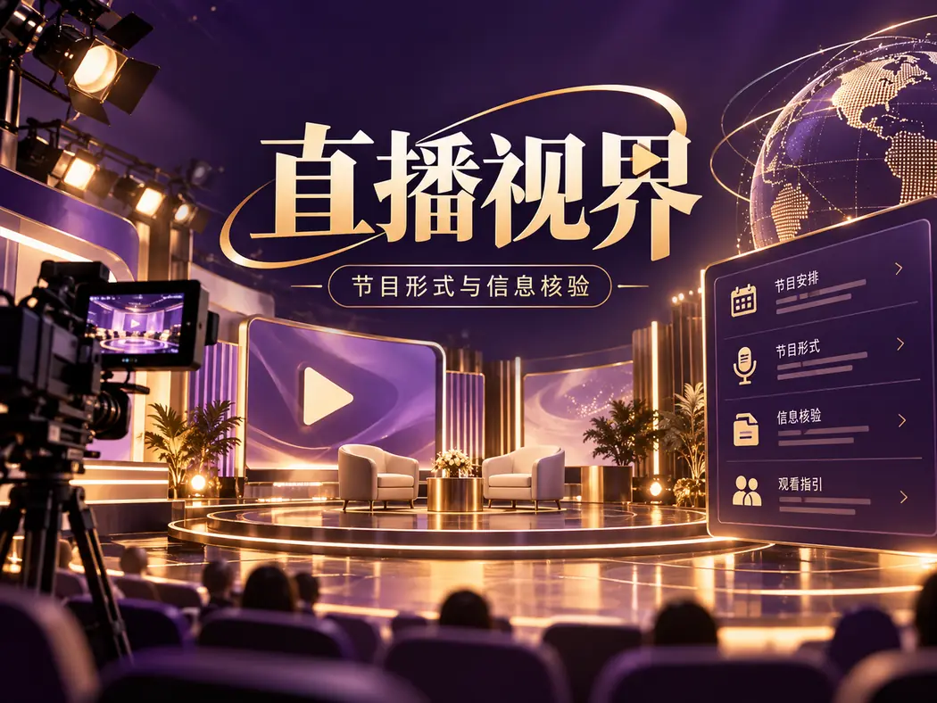 文化节目与直播形式主题插图